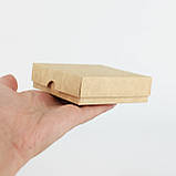 Маленькі Крафт Коробочки з Друком Лого 90*90*25 мм - уп 10 шт - Фірмові Коробочки для хендмейду, фото 3