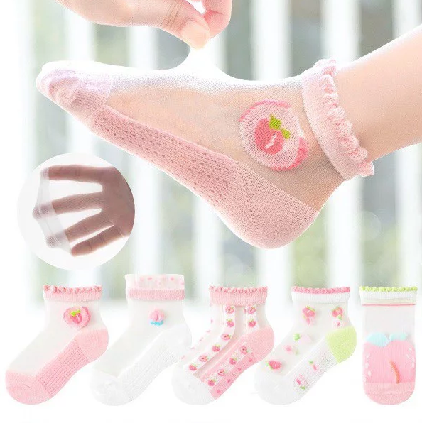 Дитячі шкарпетки для дівчинки 3-5 років на стопу 14-16 см набір шкарпеток 5 пар, фото 1