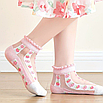 Дитячі шкарпетки для дівчинки 3-5 років на стопу 14-16 см набір шкарпеток 5 пар, фото 5