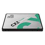 Накопичувач SSD 1 TB Team CX2 2.5" SATAIII 3D TLC (T253X6001T0C101) 2.5" DS, фото 5