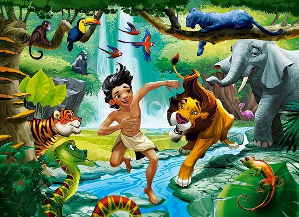 Пазли Castorland на 100 елементів (40 х 29 см) Книга джунглів