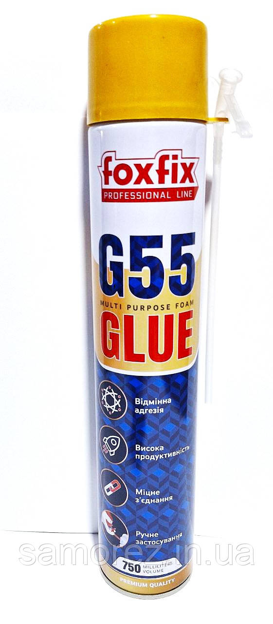 Піна-клей FOXFIX G55 Ручна (750мл, 700г), фото 1