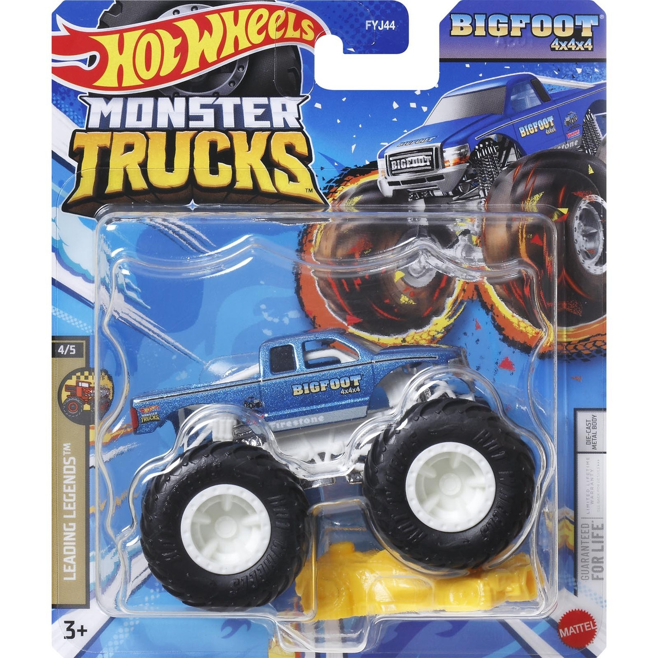 Машинка-позашляховик Hot Wheels Monster Trucks 1:64 Big Foot FYJ44/HVH77