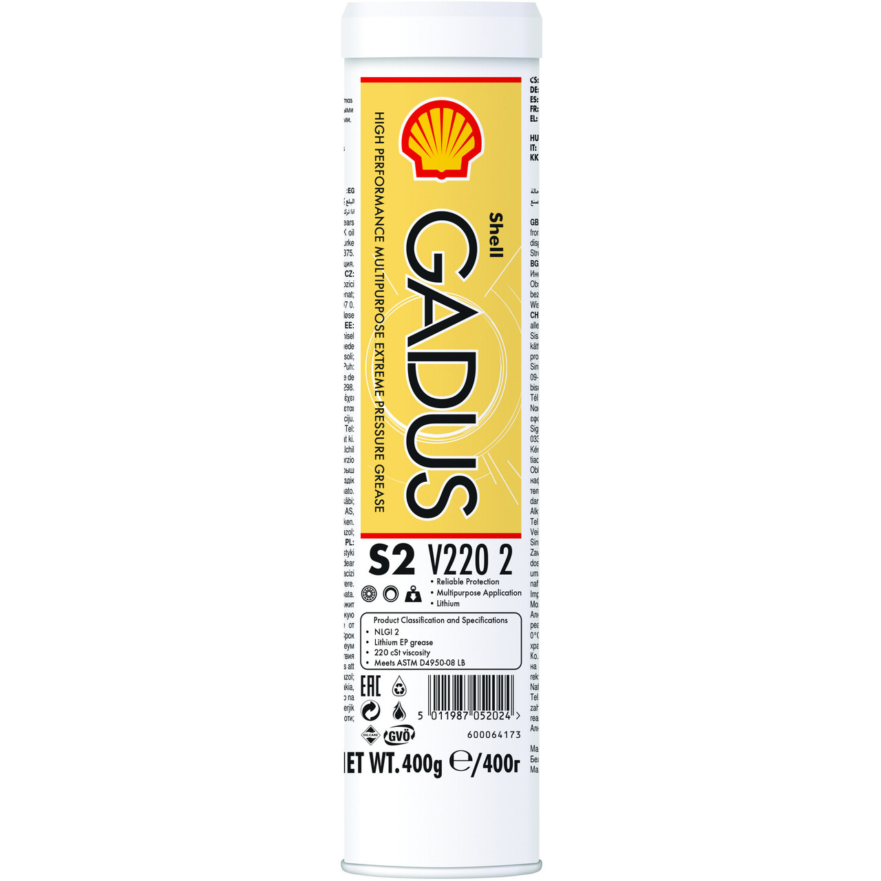 Мастило Shell Gadus S2 V220 2, 400 г