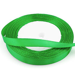 Стрічка атласна 0,7 см +-23 м 1 шт. Зелений