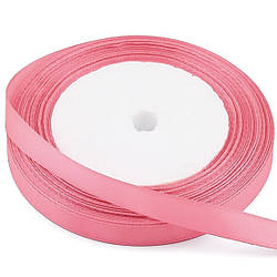 Стрічка атласна 0,7 см +-23 м 1 шт. Рожевий темний