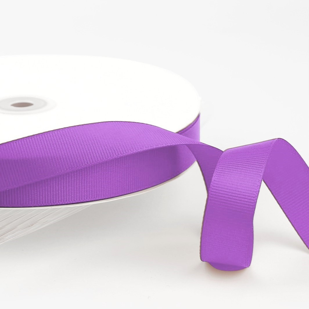 Стрічка репсова 0,6 см +-91 м 1 шт. Бузковий, фото 1