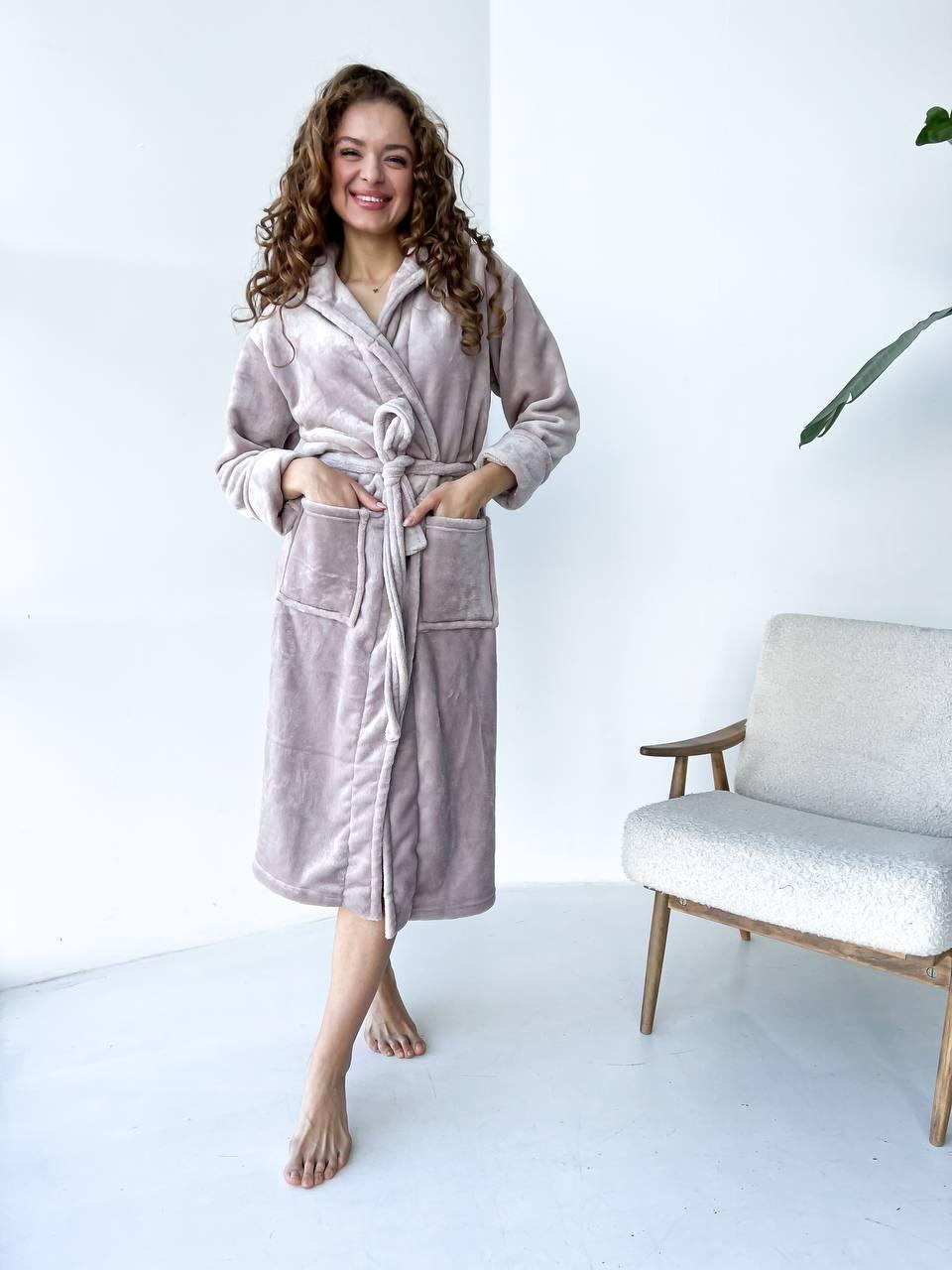 Халат махра. Одяг для дому. Халати жіночі теплі., фото 1