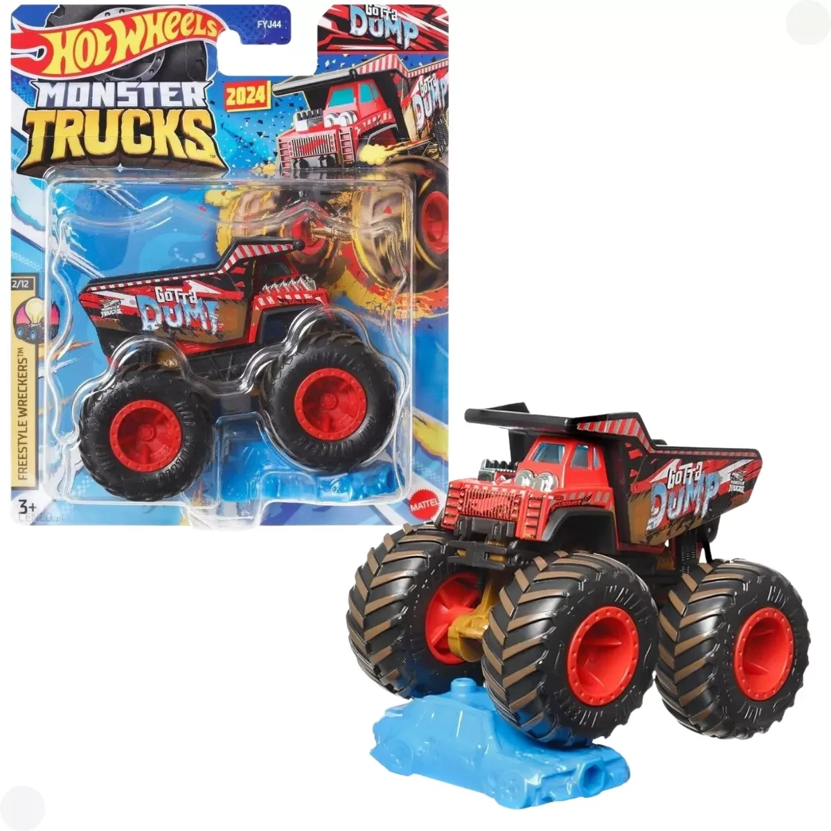 Машинка-позашляховик Hot Wheels Monster Trucks 1:64 GOTTA DUMP FYJ44/HTM66