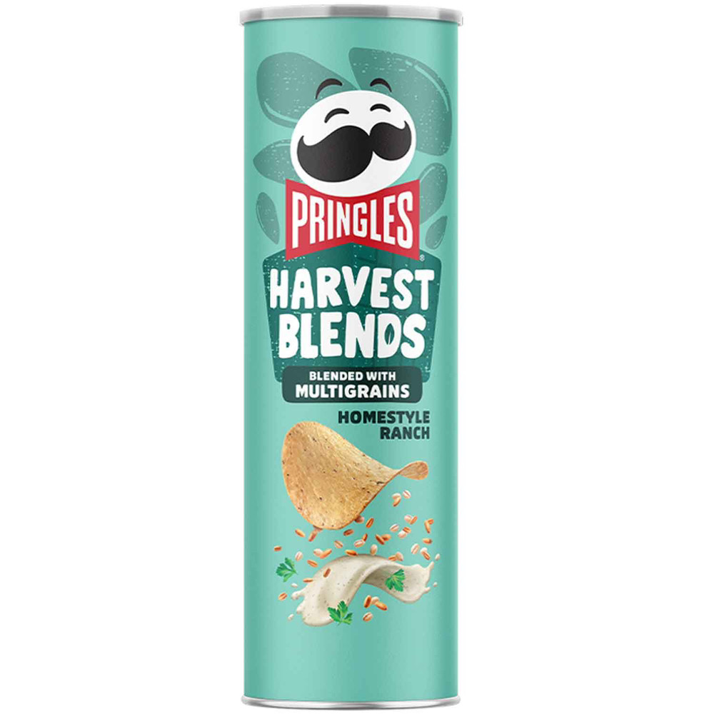 Чіпси Pringles Harvest Blends Homestyle Ranch Закуска ранчо і зерна 158g, фото 1
