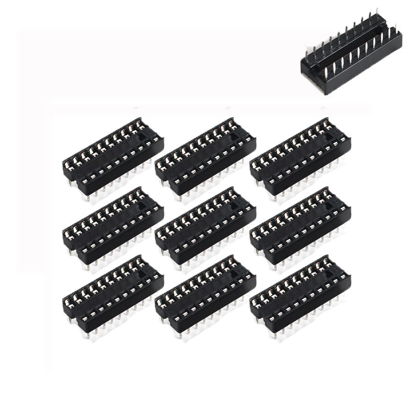 Панель SCS-20, 10шт, IC DIP 20 контактів вузька, фото 1