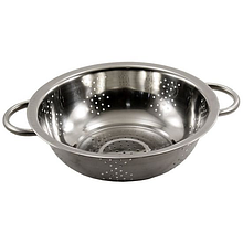 Друшляк із нержавійки з 2-ма ручками 24см CCS-1509-24