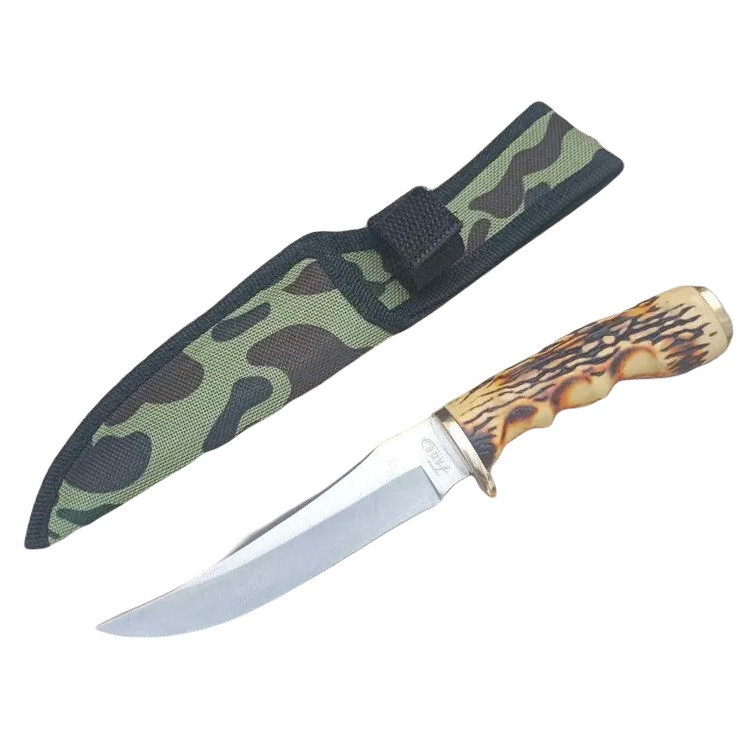Мисливський ніж Tade 148 із Чохлом 22.5см Brown (7_01087)