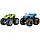 Набір машинок Hot Wheels Monster trucks Rodger Dodger vs Poison Pinto 1:64 FYJ64/HWN70, фото 2
