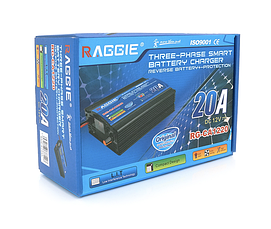 Зарядний пристрій RAGGIE RG-CA1220A для акумулятора 12V-20A, фото 4