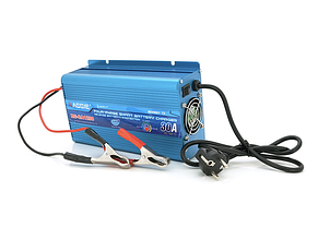 Зарядний пристрій RAGGIE RG-CA1230A для акумулятора 12V-30A крокодили Q16, фото 4