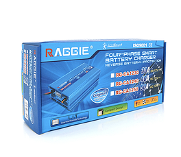 Зарядний пристрій RAGGIE RG-CA1250A для акумулятора 12V-50A, крокодилы, Q12, фото 5