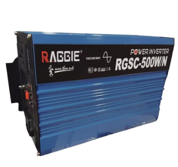 Перетворювач напруги RAGGIE з правильною синусоїдою та зворотною зарядкою RGSC-500 W/N 500W 12V, фото 1