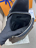 Сумка-слінг Louis Vuitton Avenue NM Monogram коричнева якість преміум, фото 3