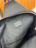 Сумка-слінг Louis Vuitton Avenue NM Monogram коричнева якість преміум, фото 4