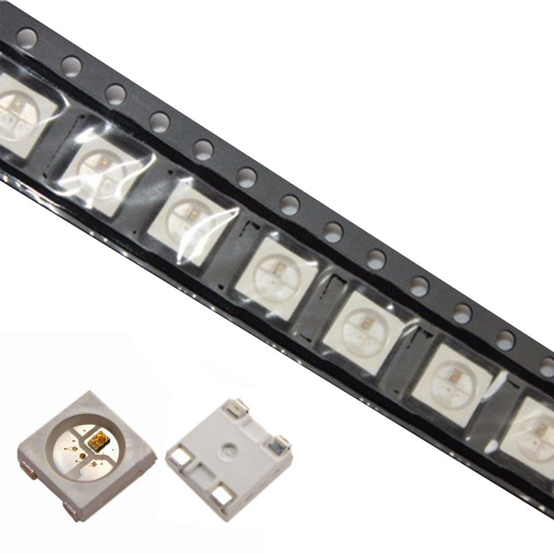 LED RGB WS2812B світлодіод 5050, 10 шт., 4пін адресні