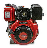 Мотор дизельний для культиватора VORSKLA ПМЗ 178F-296D/25 ( 296 куб.см), фото 2