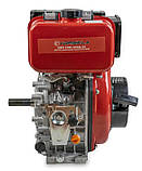 Мотор дизельний для культиватора VORSKLA ПМЗ 178F-296D/25 ( 296 куб.см), фото 3