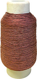 Нитка капронова для ручного шиття підошви, взуття, шкіри, документів текс-375 500м. Коричнева