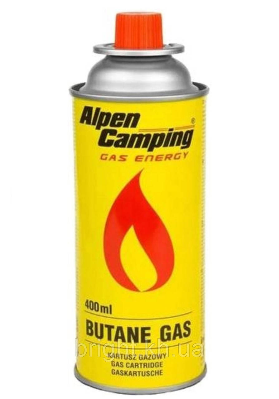 Балон газовий ALPEN Camping 227 г 400 мл -10 °C+40 °C Польща плитки, портативних, пальників,туритичний