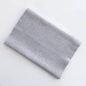 Снуд зимовий з вовною мериноса 15 х 21 см ДоРечі Сірий