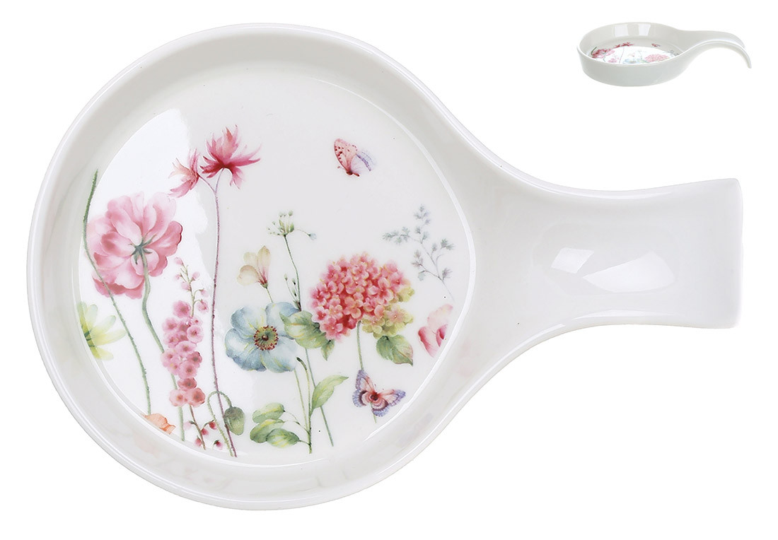 Підставка під ложку порцелянова Flower Garden, 18*12*2.5см