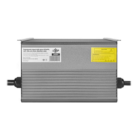 Зарядний пристрій для акумуляторів LiFePO4 48V (58.4V)-80A-3840W-LED, фото 1
