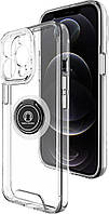 Силіконовий чохол Space Ring iPhone 11 Pro Max (прозорий) (Айфон 11 Про Макс Мах)