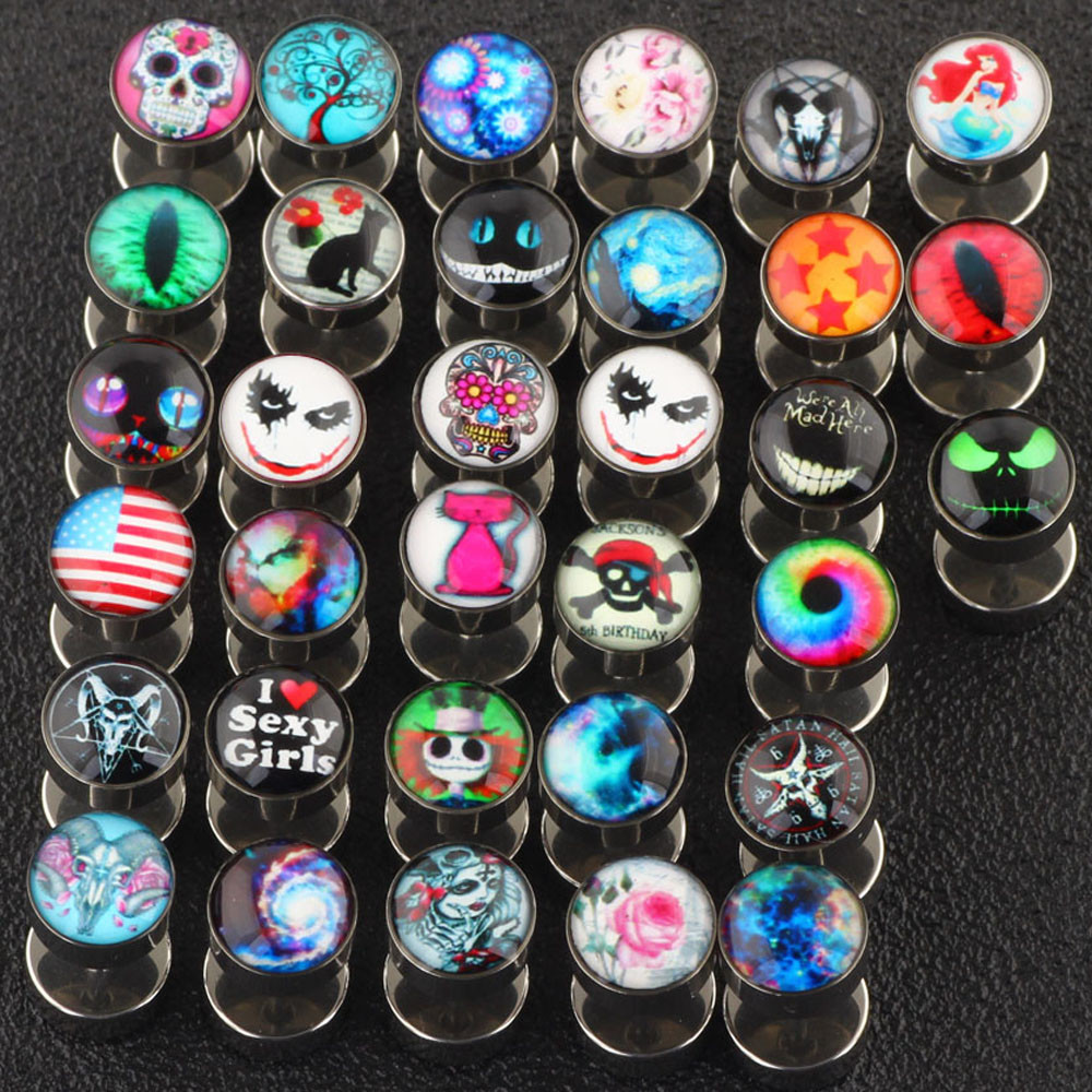 Сережка лаг у вухо 1 шт (8 мм) 1,2 × 6 × 8 мм, фото 1