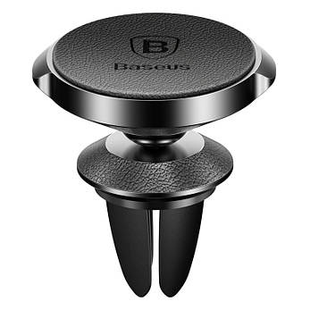 Автоутримувач Baseus Small Ears Magnetic Bracket Black (SUER-E01), фото 1
