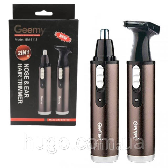 Триммер для бритья 2в1 Geemy GM-3112 / Аккумуляторная триммер