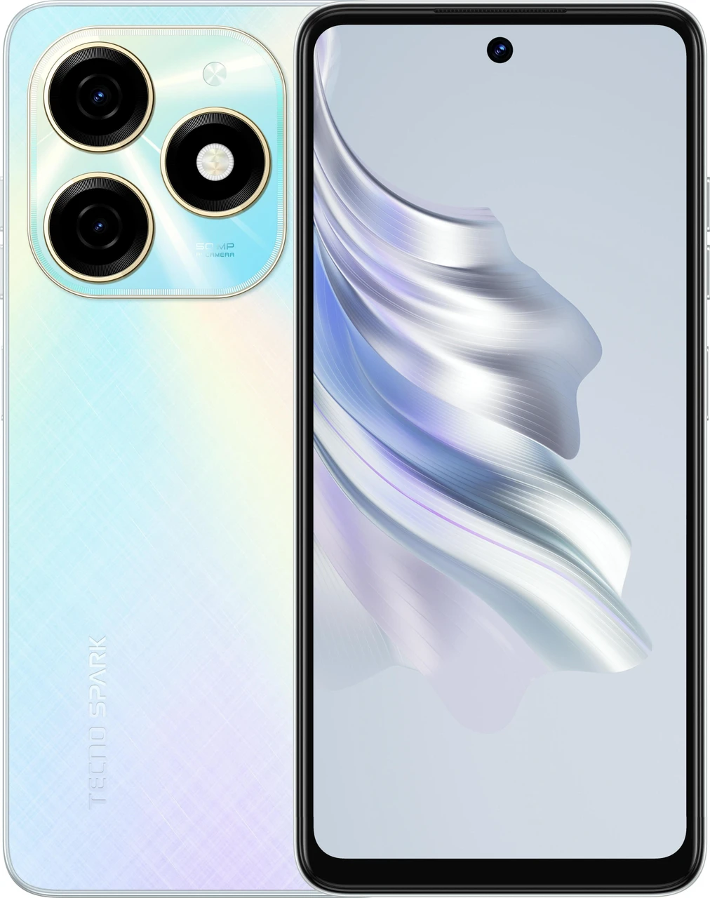 TECNO Spark 20 8/128ГБ Cyber White, фото 1