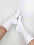 Махрові високі чоловічи термо в крафт боксі Білі в коробці 5 пар шкарпеток, фото 4