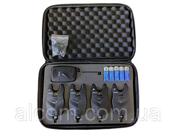 Набір сигналізаторів Клювання Weida 4+1, фото 1