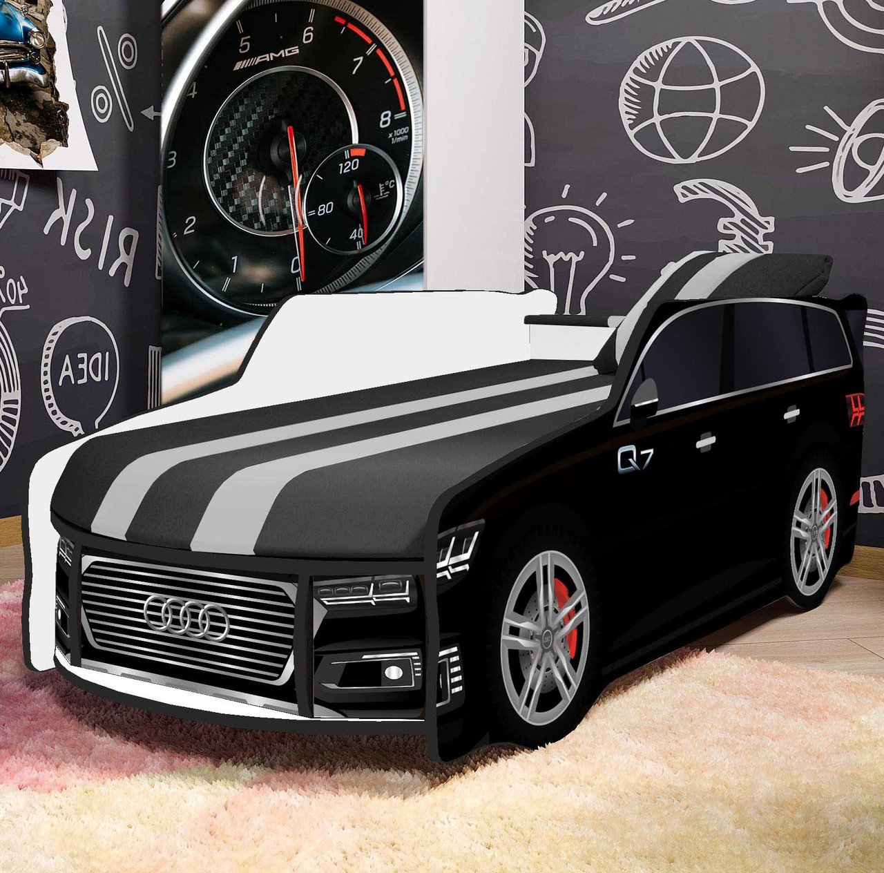 Дитяче Ліжко-машина Premium ТМ Viorina Deko