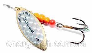 Блешня Mepps Aglia Long RAINBO No3 Gold 11,5г