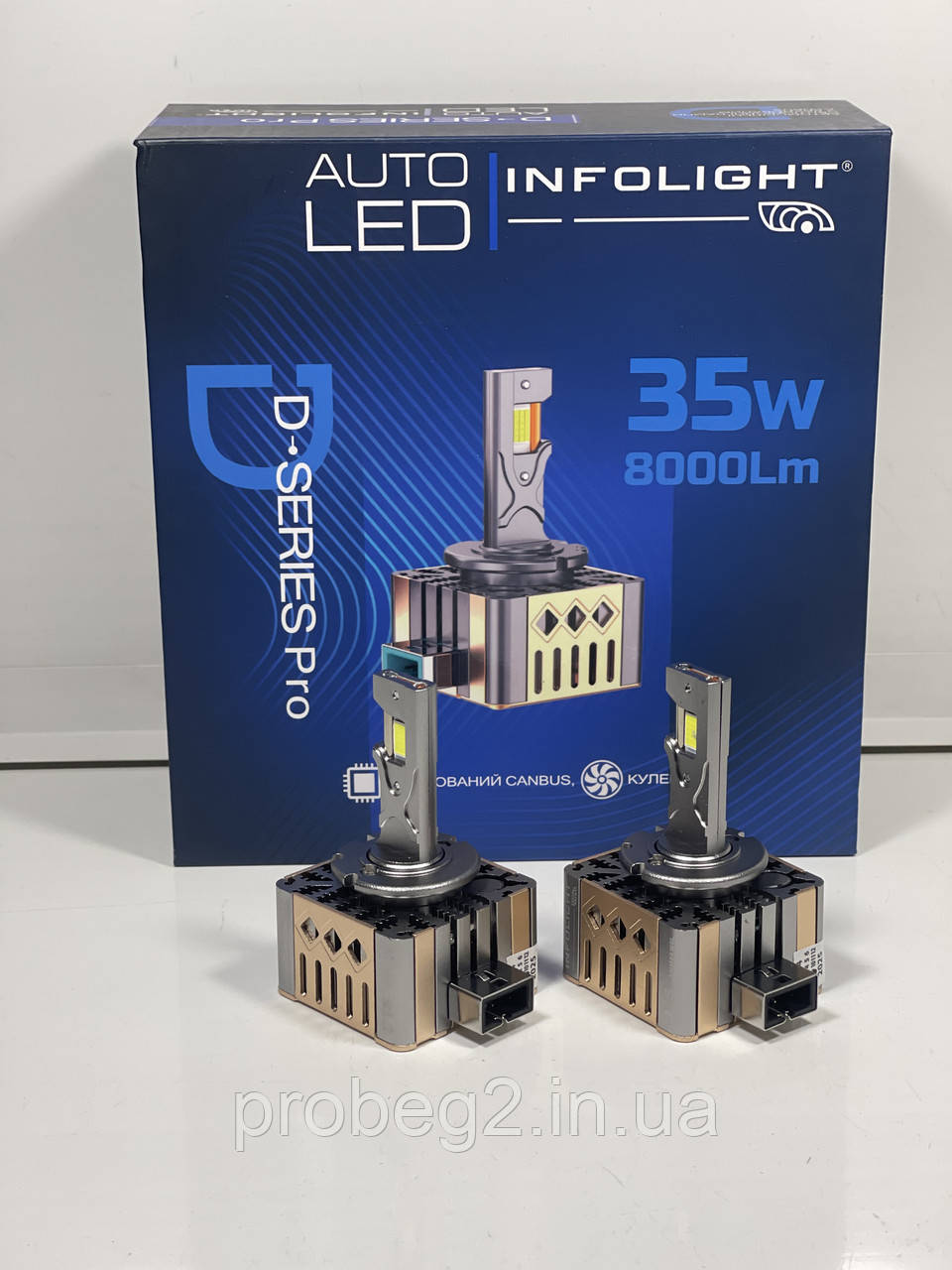 Світлодіодні лампи Infollight D1S Pro35w 8000 lm 6000k