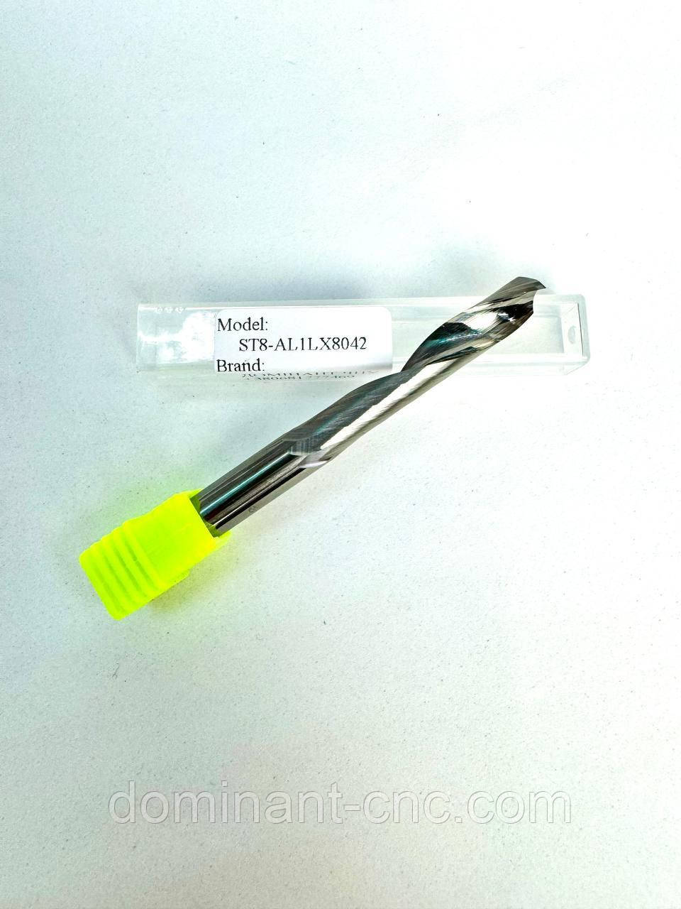 Фреза по алюмінію однозахідна 8*42*80 ААА