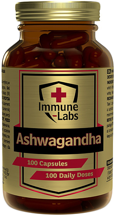 Ашваганда Immune Labs Ashwagandha 143 mg 100 капсул, фото 1