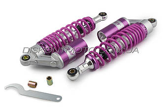 Амортизатори (пара) універсальні 320m, газомасляні NET (фіолетові)