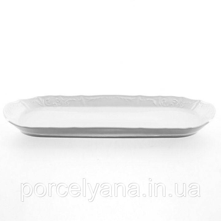 Піднос прямокутний 37 см Thun Bernadotte Білий 001100, фото 1