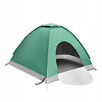 Туристичний намет що саморозкладається на 3-4 особи з москітною сіткою та 2 входами