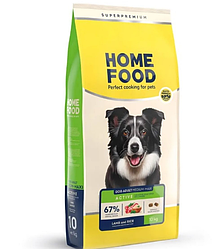 Home Food - беззерновой сухий корм для дорослих собак середніх та великих порід (Ягня/Рис)10кг