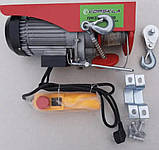 Тельфер підіймач електричний з пультом VORSKLA ПМЗ 400/800 (1400 Вт), фото 2