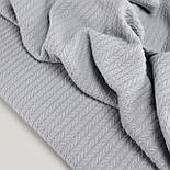 Лоскуток. Бавовняне полотно "Косичка" колір світло-сірий (платина) 230 см No QRG-28, 39*230 см, фото 2